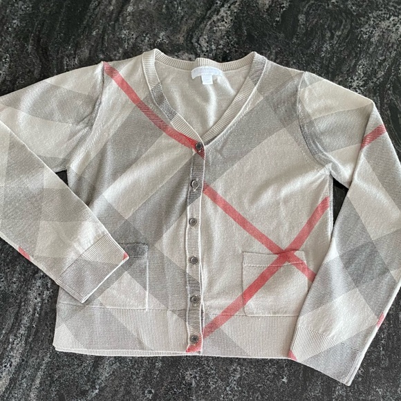 Burberry Other - Burberry Classic Check Wool/Cashmere Cardigan